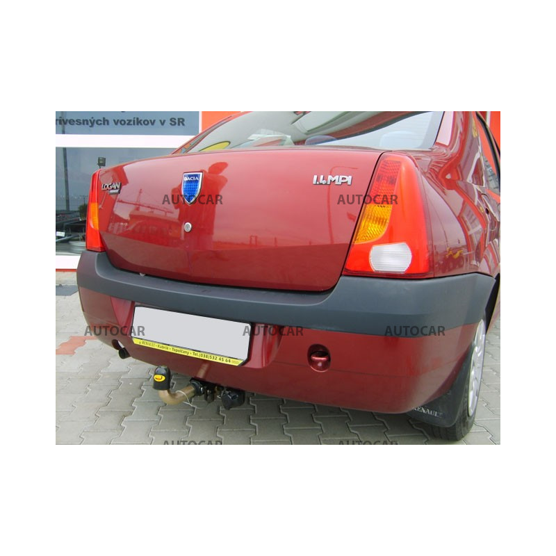 Ťažné zariadenie pre Dacia LOGAN - 4 dv. - odnímateľný bajonetový systém