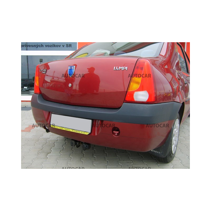 Ťažné zariadenie pre Dacia LOGAN - 4 dv. - odnímateľný bajonetový systém