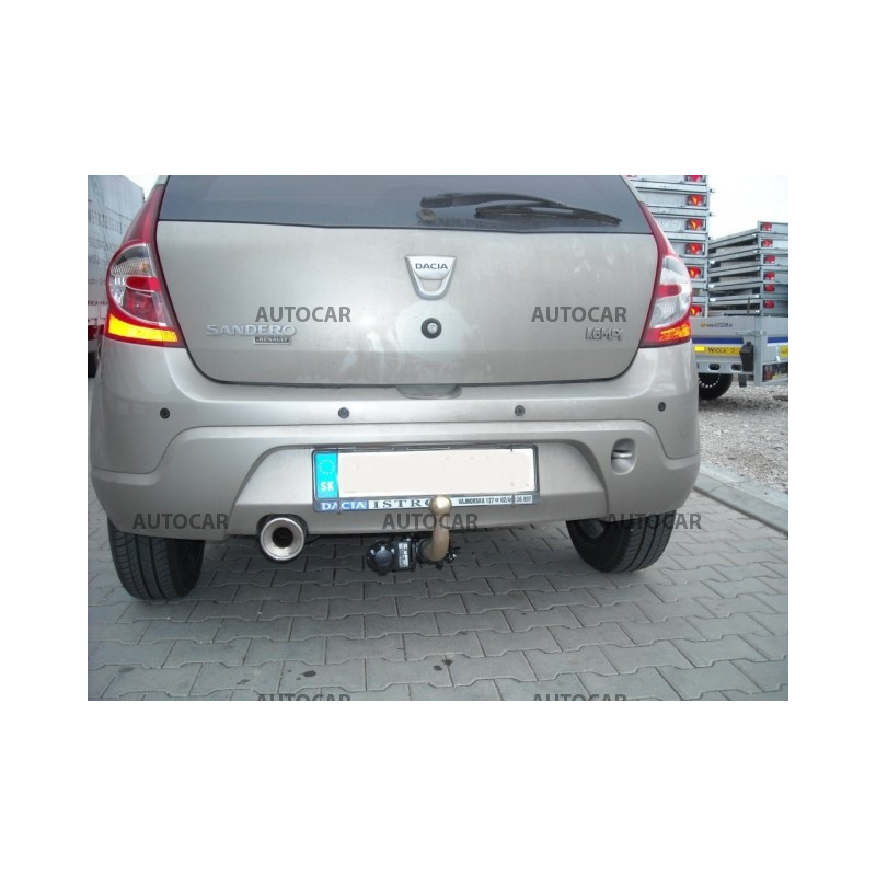Ťažné zariadenie pre Dacia SANDERO - 5 dv. - odnímateľný bajonetový systém