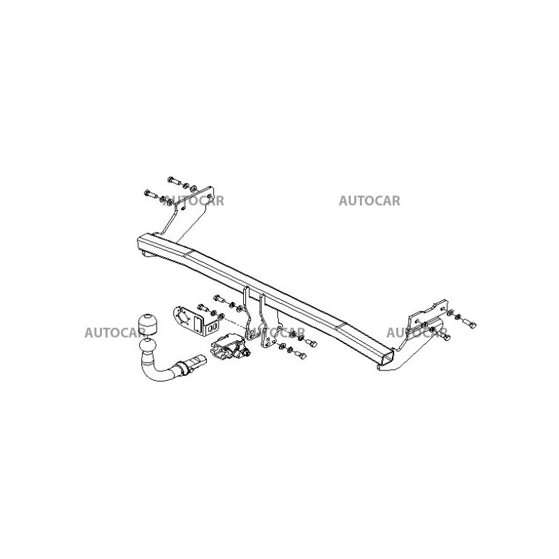 Ťažné zariadenie pre PICANTO - 5 dv - automatický systém - od 2003 do 