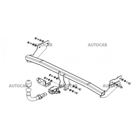 Ťažné zariadenie pre PICANTO - 5 dv - automatický systém - od 2003 do 