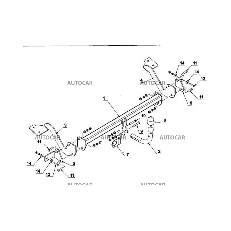 Ťažné zariadenie pre C4
