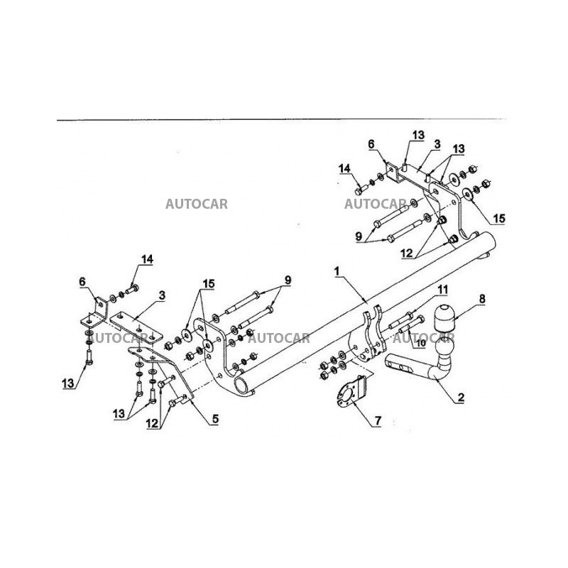 Ťažné zariadenie pre c4 aircross