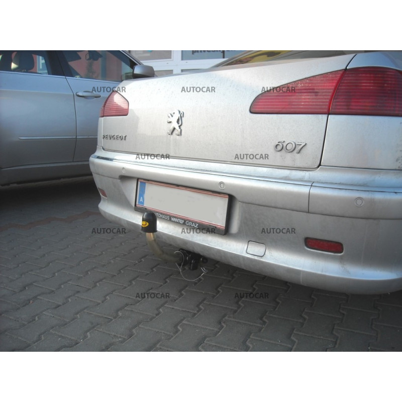 Ťažné zariadenie pre Peugeot 607 - odnímateľný bajonetový systém