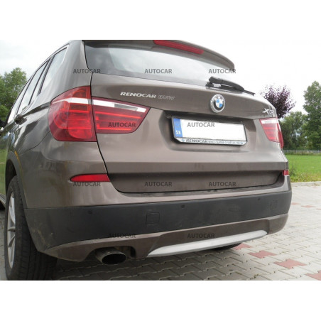 Ťažné zariadenie pre BMW X3 - odnímateľný vertikálny bajonetový systém