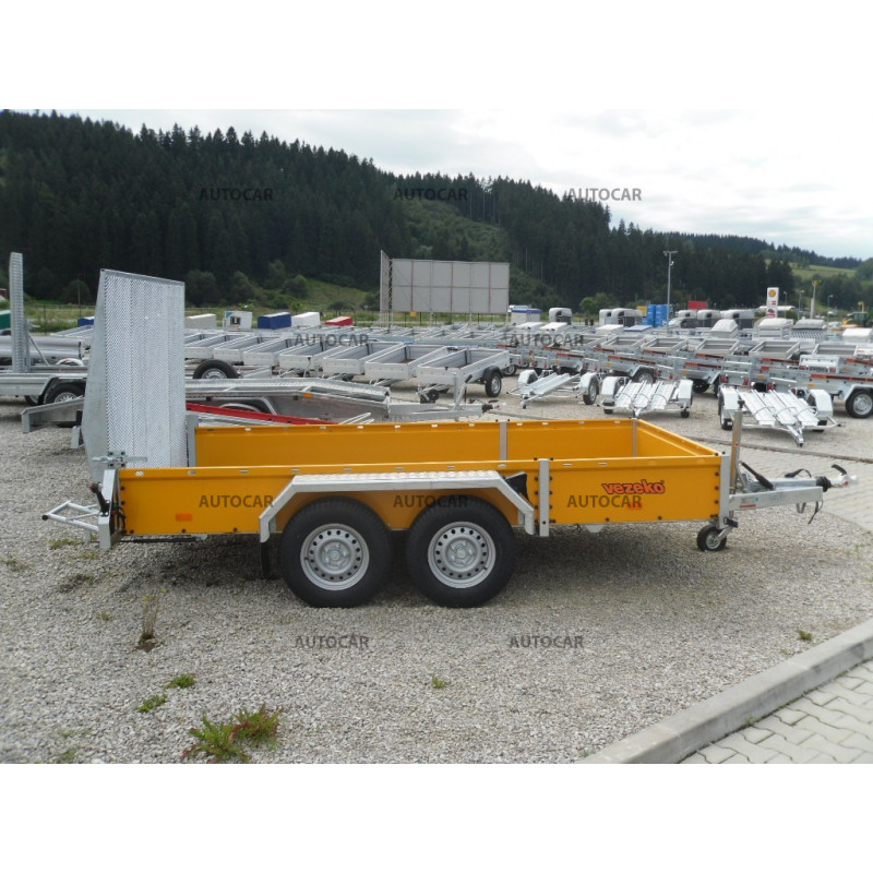 Prívesný vozík BAT D35.36 na prepravu stavebných strojov