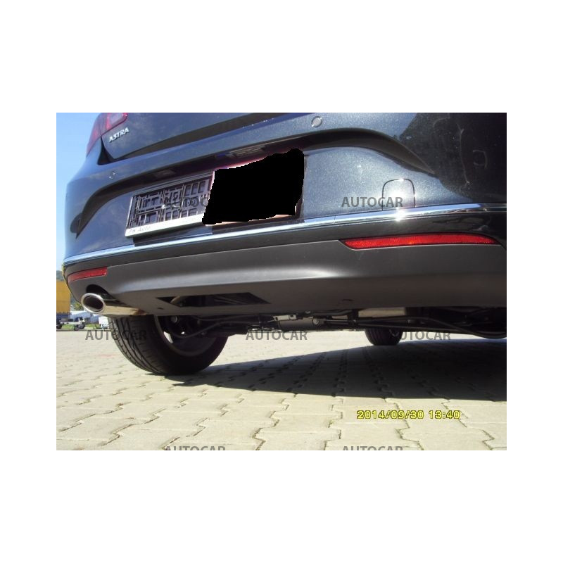 Ťažné zariadenie pre Opel ASTRA - "J" - odnímateľný vertikálny bajonetový systém