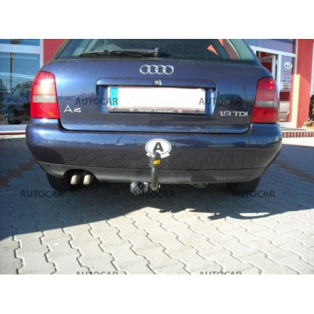 Ťažné zariadenie pre A 4 - Combi, Avant, Quattro, ( 8 D2, B5 ) - skrutkový systém - od 1995/12 do 2001/05 Ťažné zariadenie pre A 4 - Combi, Avant, Quattro, ( 8 D2, B5 ) - skrutkový systém - od 1995/12 do 2001/05