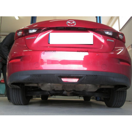 Ťažné zariadenie pre Mazda 3 - J36A - 4 dv. - odnímateľný vertikálny bajonetový systém Ťažné zariadenie pre Mazda 3 - J36A - 4 dv. - odnímateľný vertikálny bajonetový systém