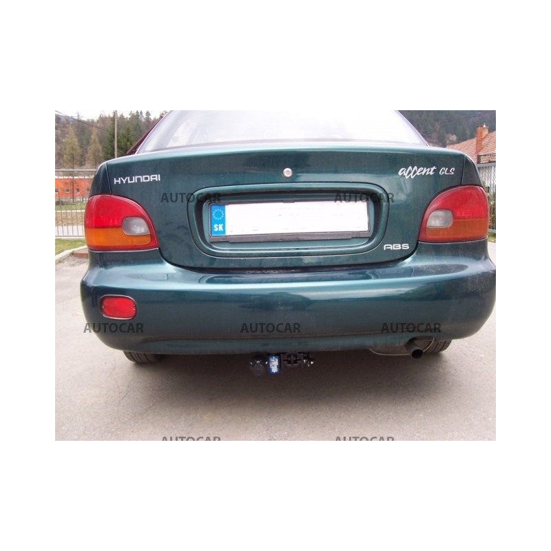 Ťažné zariadenie pre Hyundai ACCENT - odnímateľný bajonetový systém