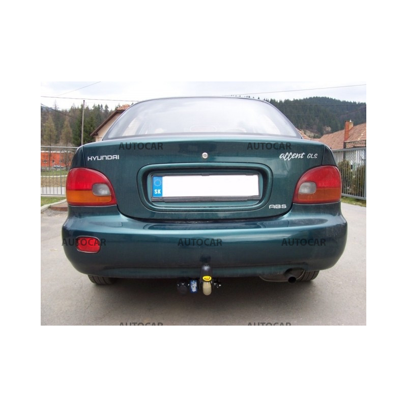 Ťažné zariadenie pre Hyundai ACCENT - odnímateľný bajonetový systém