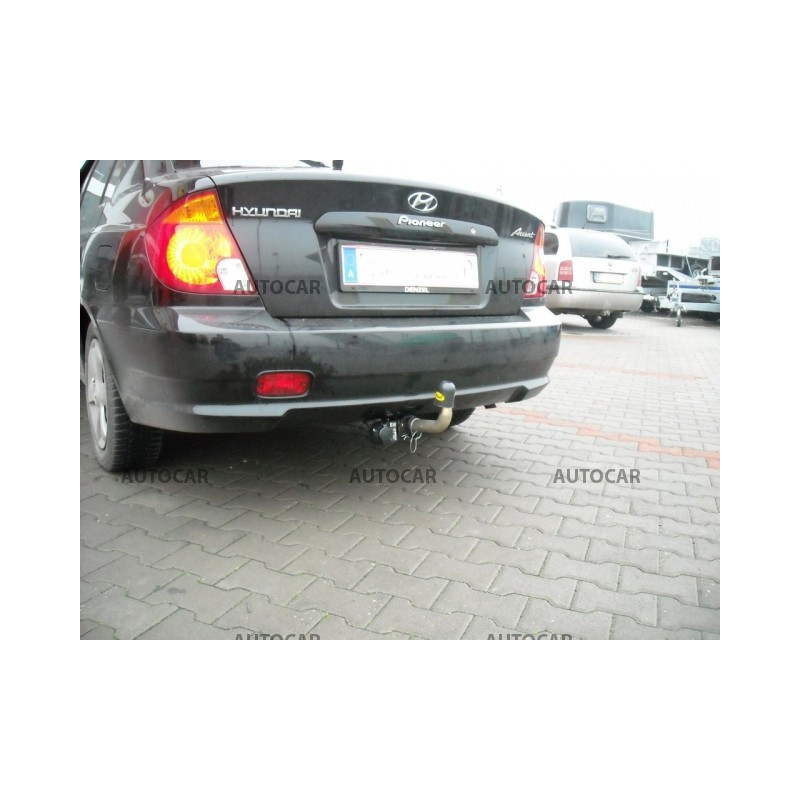 Ťažné zariadenie pre Hyundai ACCENT - odnímateľný bajonetový systém