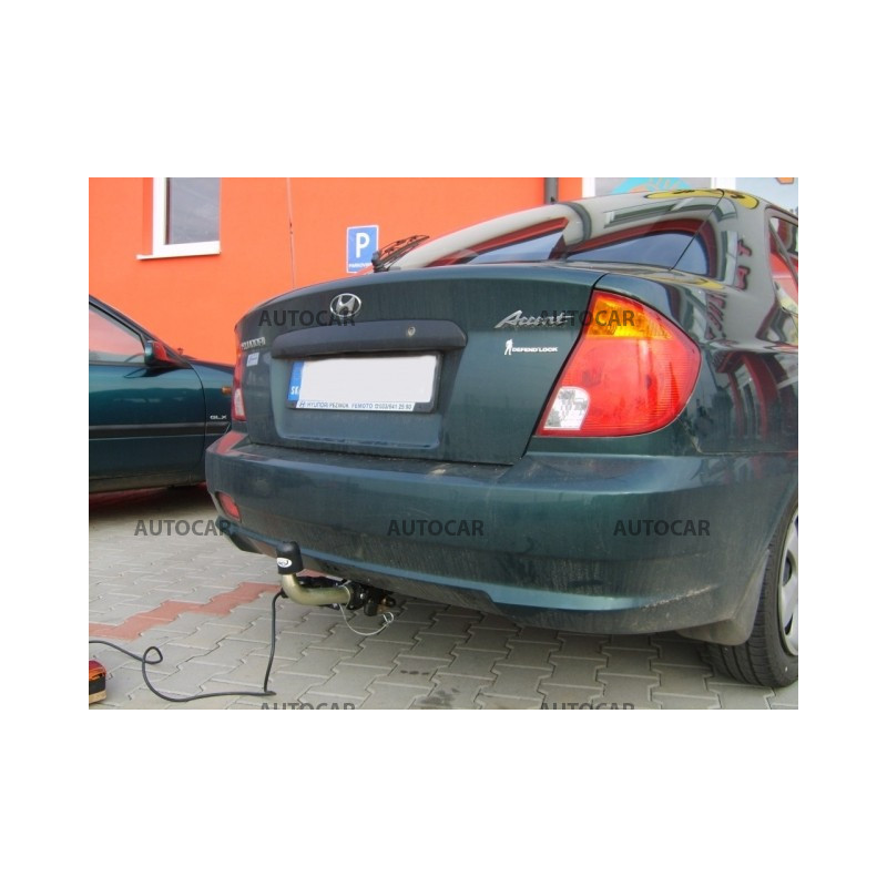 Ťažné zariadenie pre Hyundai ACCENT - odnímateľný bajonetový systém