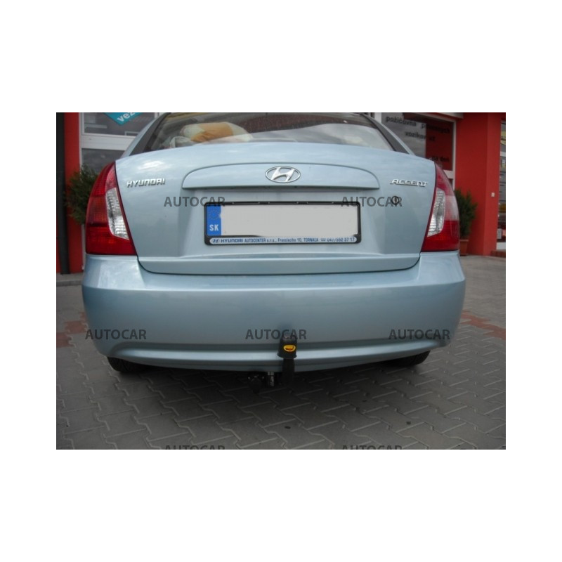 Ťažné zariadenie pre Hyundai ACCENT - odnímateľný bajonetový systém