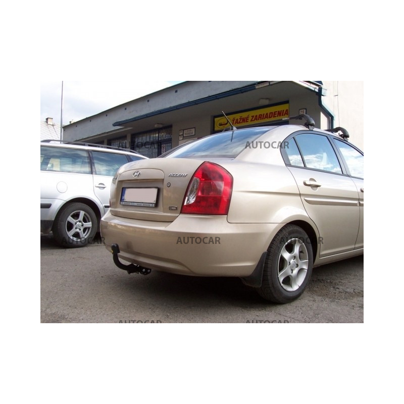 Ťažné zariadenie pre Hyundai ACCENT - odnímateľný bajonetový systém