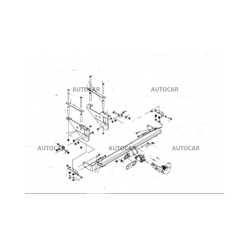 Ťažné zariadenie pre XF-Type - - - automatický systém - od 2008 do 