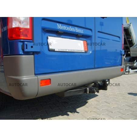Ťažné zariadenie pre Mercedes SPRINTER - Dodávka bez schodíka - Rázvor 3,55 / 4,025 m - skrutkový systém