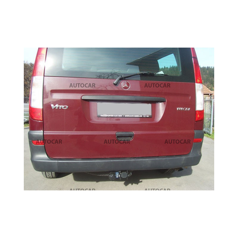Ťažné zariadenie pre Mercedes V / VIANO / VITO (W639) - odnímateľný bajonetový systém