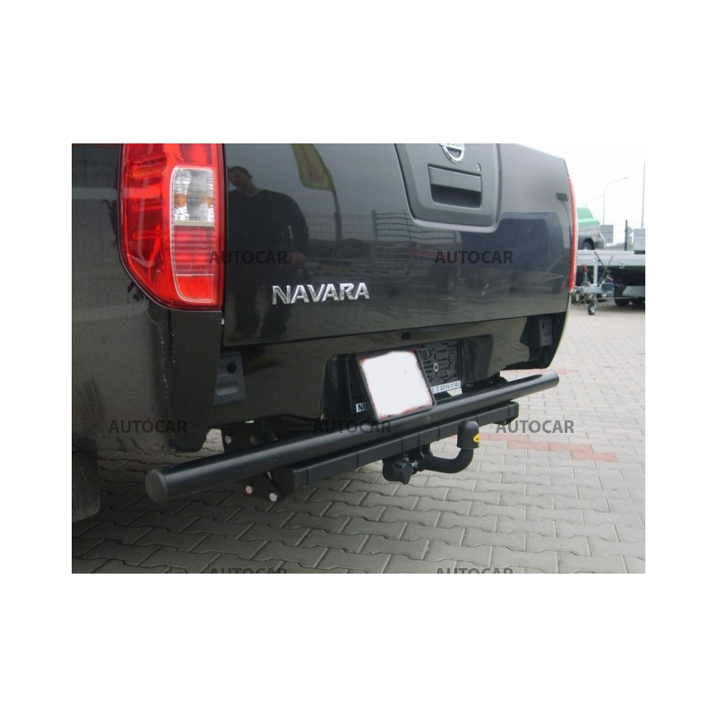 Ťažné zariadenie pre NAVARA - rúrkový nárazník , ( D 40 ) - skrutkový systém - od 2006 do 