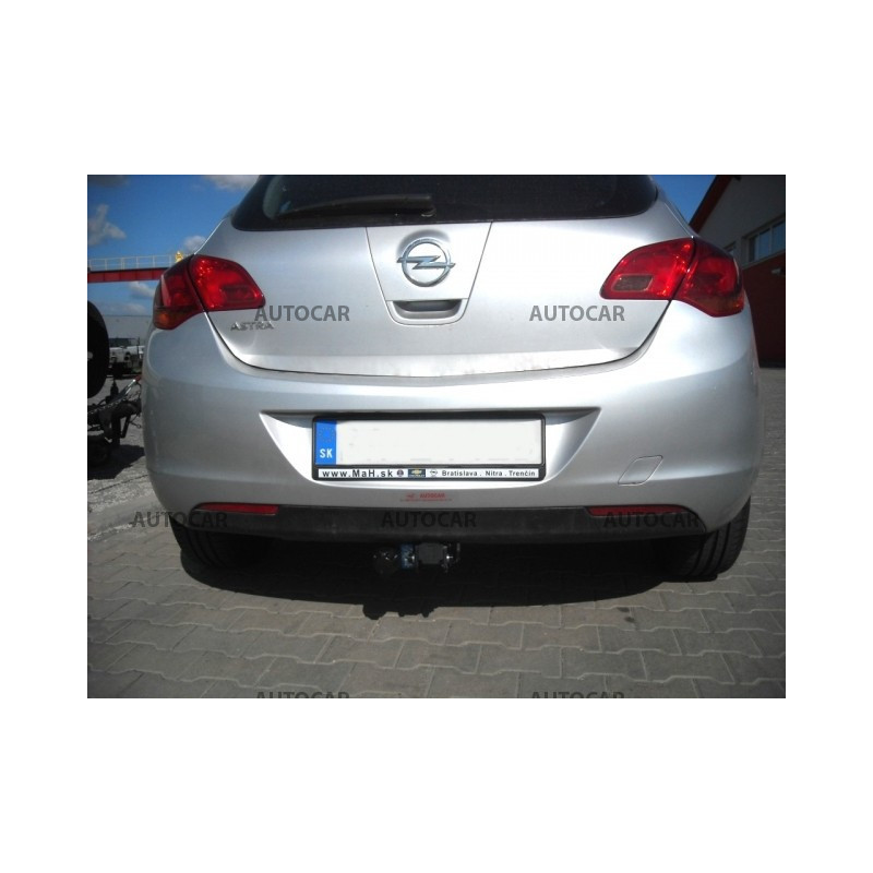 Ťažné zariadenie pre Opel ASTRA - "J" - odnímateľný bajonetový systém