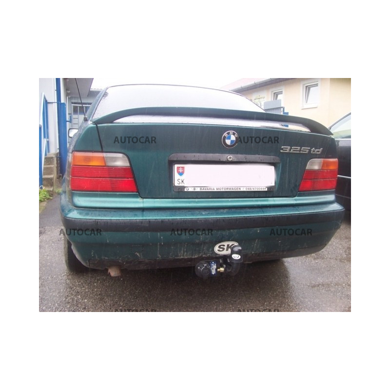 Ťažné zariadenie pre seria 3 - 4 dv., Coupe (E 36) - skrutkový systém - od 1991/01 do 1998/03