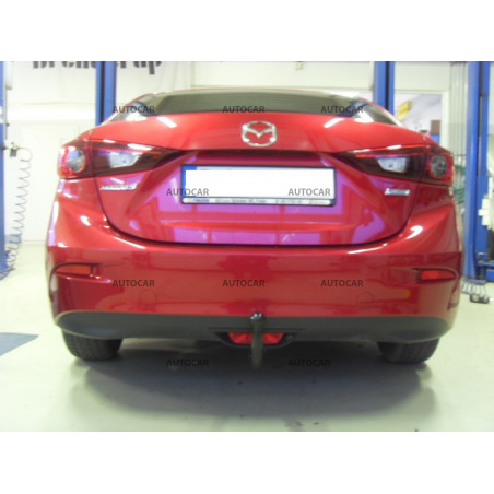 Ťažné zariadenie pre Mazda 3 - J36A - 4 dv. - odnímateľný vertikálny bajonetový systém