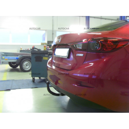 Ťažné zariadenie pre Mazda 3 - J36A - 4 dv. - odnímateľný vertikálny bajonetový systém Ťažné zariadenie pre Mazda 3 - J36A - 4 dv. - odnímateľný vertikálny bajonetový systém