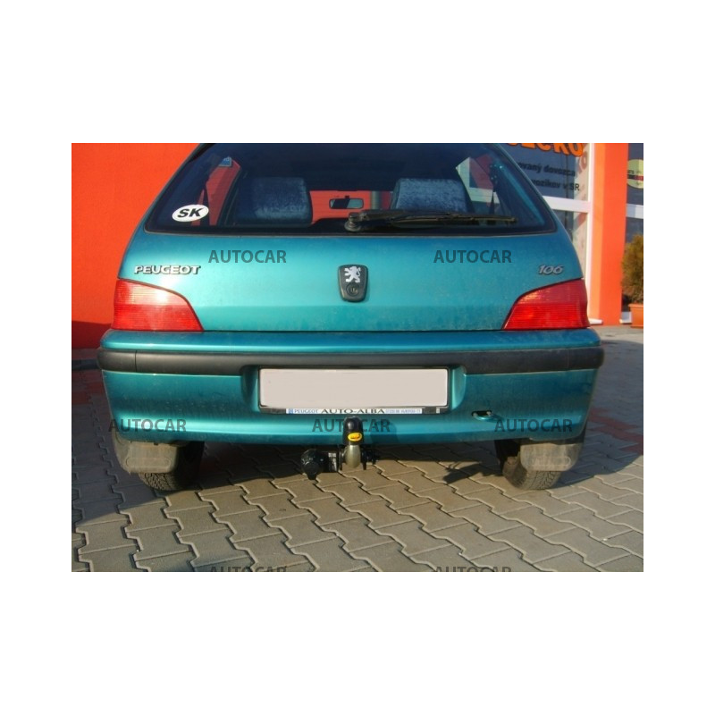 Ťažné zariadenie pre Peugeot 106 - odnímateľný bajonetový systém