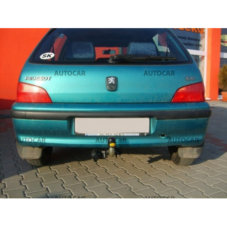 Ťažné zariadenie pre Peugeot 106 - odnímateľný bajonetový systém Ťažné zariadenie pre Peugeot 106 - odnímateľný bajonetový systém