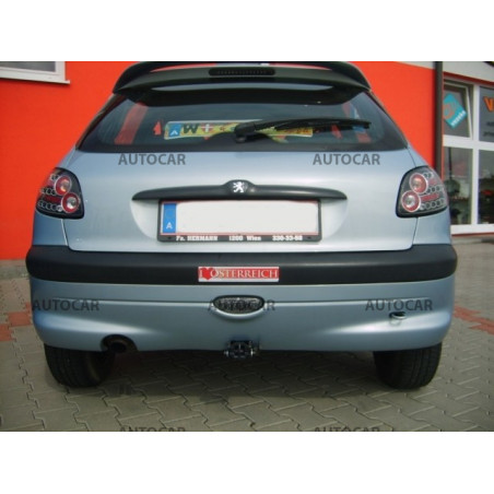 Ťažné zariadenie pre Peugeot 206 - odnímateľný bajonetový systém