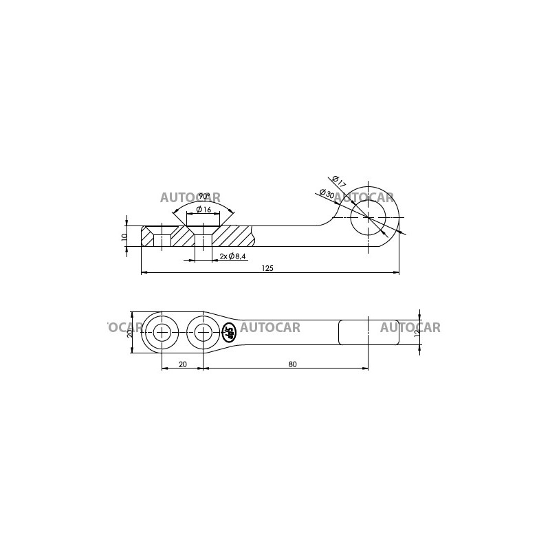 Protikus k uzáveru bočnice ZB-12