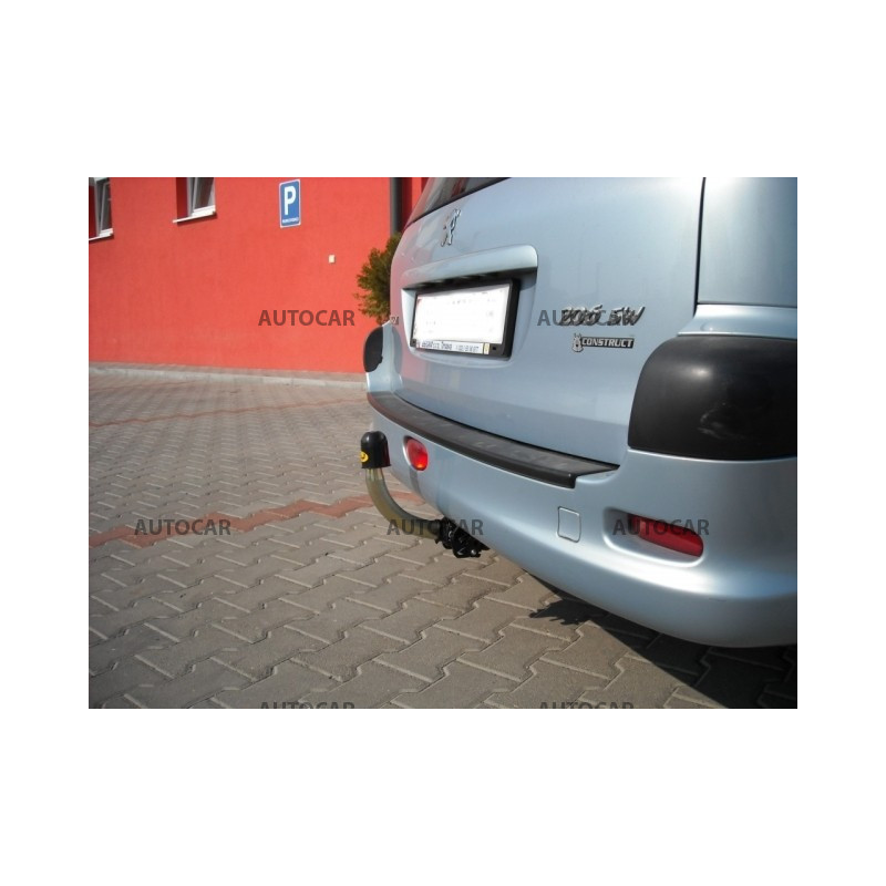 Ťažné zariadenie pre 206 SW - Combi - skrutkový systém - od 2002 do 