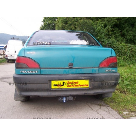 Ťažné zariadenie pre Peugeot 306 - odnímateľný bajonetový systém