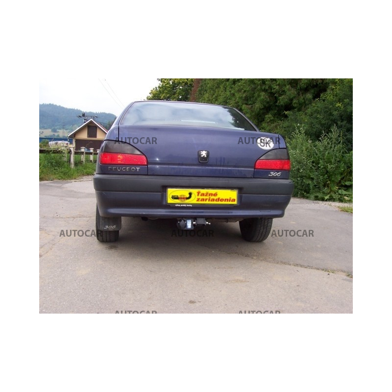 Ťažné zariadenie pre Peugeot 306 - odnímateľný bajonetový systém
