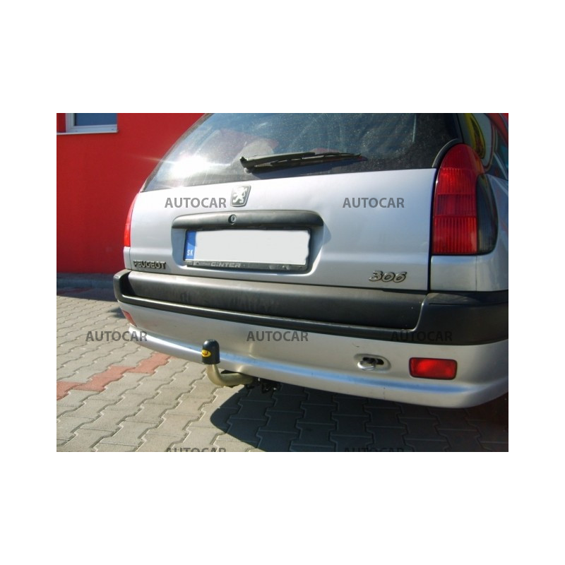 Ťažné zariadenie pre Peugeot 306 - odnímateľný bajonetový systém