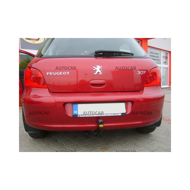 Ťažné zariadenie pre Peugeot 307 - 3/5 dv. - skrutkový systém