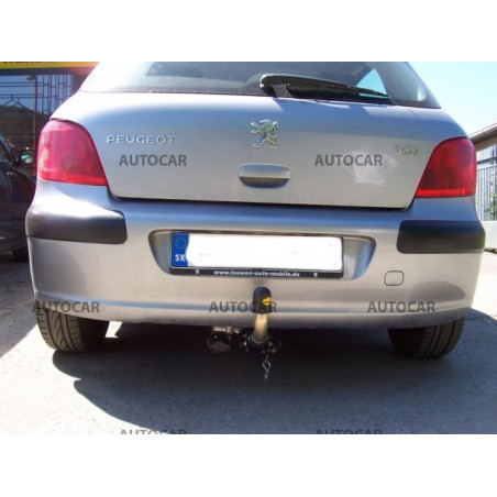 Ťažné zariadenie pre Peugeot 307 - 3/5 dv. - odnímateľný bajonetový systém