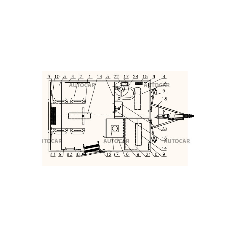 Prívesný vozík Mobi 3212