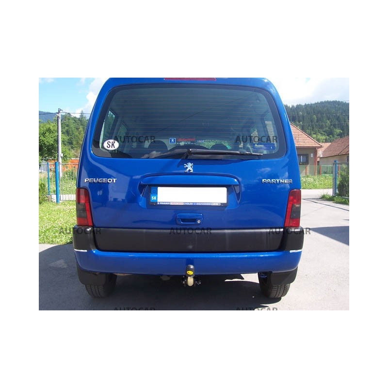 Ťažné zariadenie pre Peugeot PARTNER - odnímateľný bajonetový systém