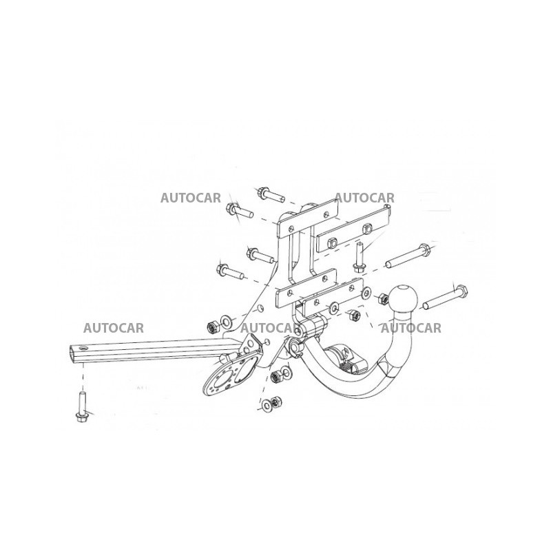 Ťažné zariadenie pre Cadillac BLS - automatický systém - od 2006/-