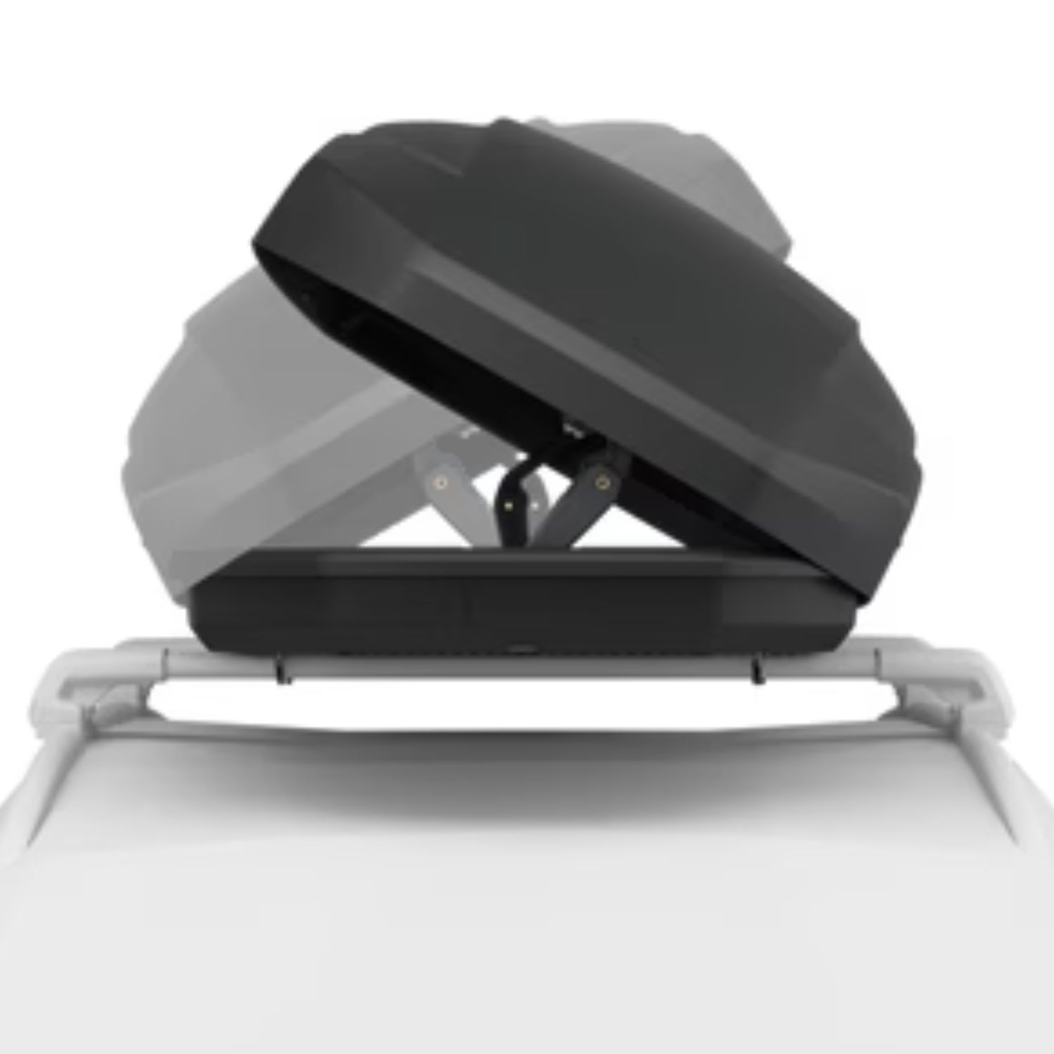 Rychloupínací systém PowerClick s indikátorem dotažení na boxu Thule Pulse 2 XL.