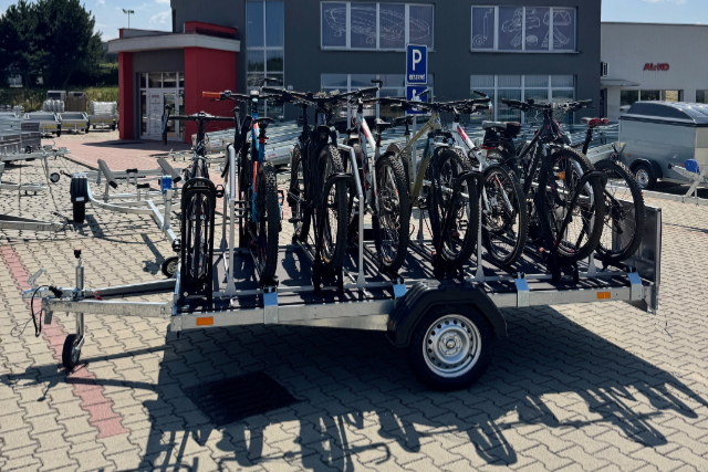 Prívesný vozík – AB755YZ - Vozík na prepravu bicyklov