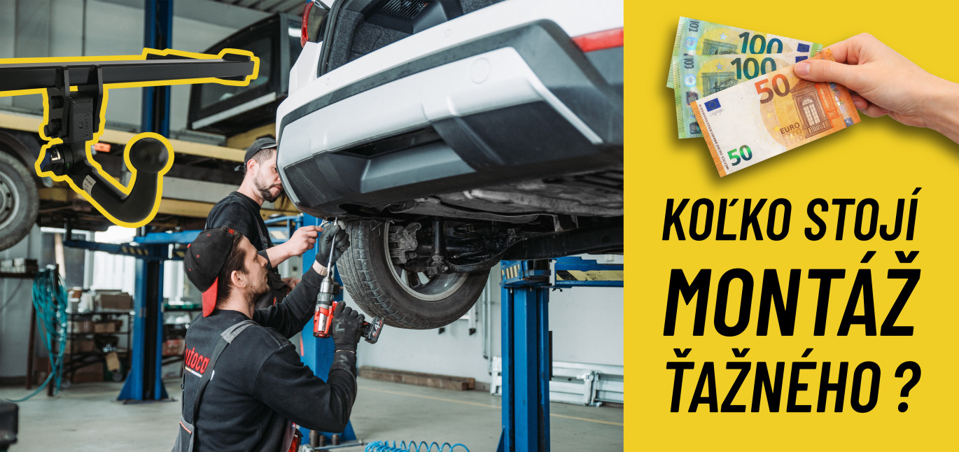 Koľko stojí montáž ťažného zariadenia?
