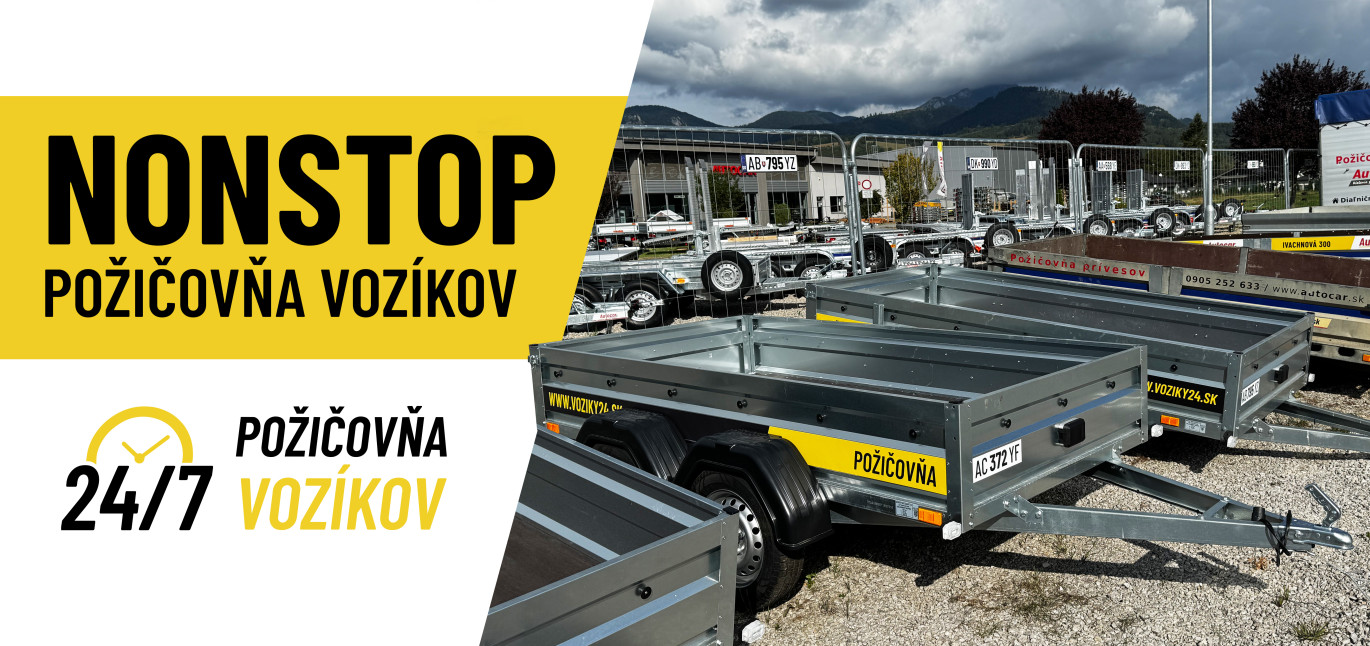 NONSTOP požičovňa vozíkov v Ivachnovej